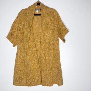 Charter Club Golden Knit Open Front Cardigan Sweater Women's Size 1X